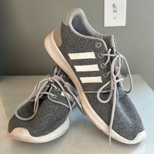 Grey Adidas Cloud Foam Sneakers